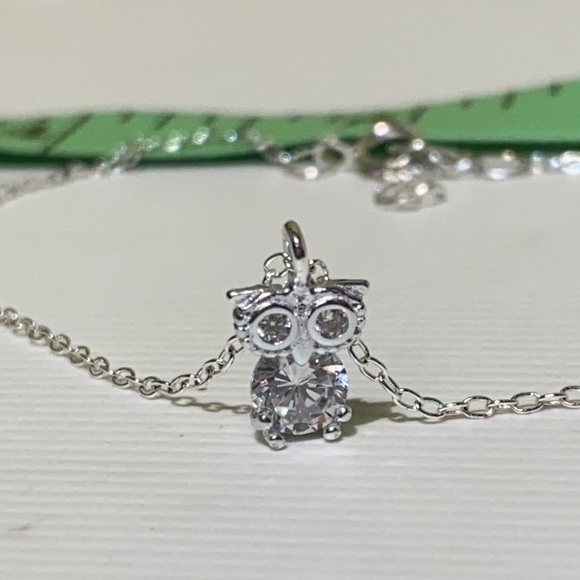 925 Sterling Silver OWL 🦉 Anklet !!!! - Picture 6 of 7